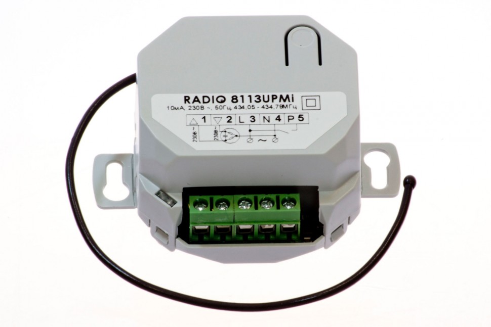 Исполнительное устройство Radio 8113 UPMi фото 1 — СанМатик. Интернет-магазин автоматики и солнцезащитных систем.