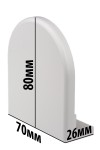 Комплект для рулонной шторы Aqara Roller Shade (ZNGZDJ11LM), D46 фото 3 — СанМатик. Интернет-магазин автоматики и солнцезащитных систем.