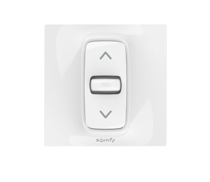 Выключатель SOMFY INIS 80x80 без фиксации, внутренней проводки фото 1 — СанМатик. Интернет-магазин автоматики и солнцезащитных систем.